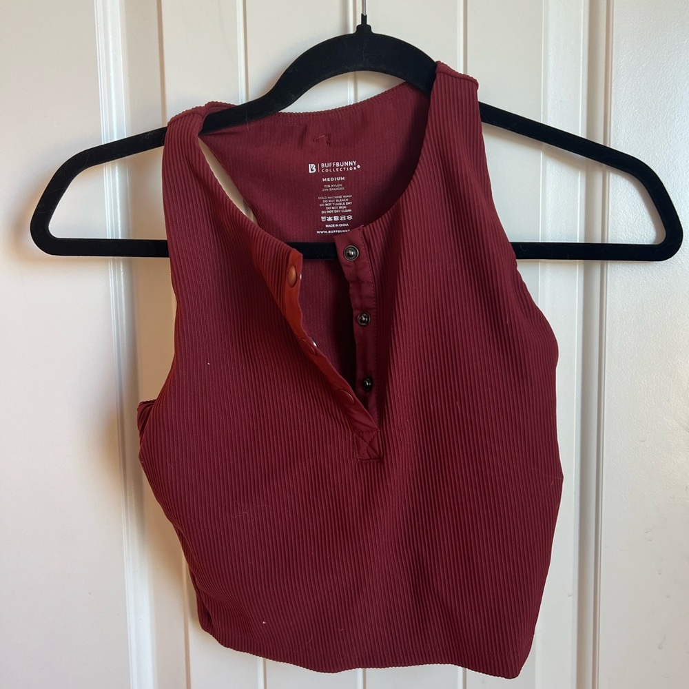 Buffbunny Ribbed Crop Top Medium